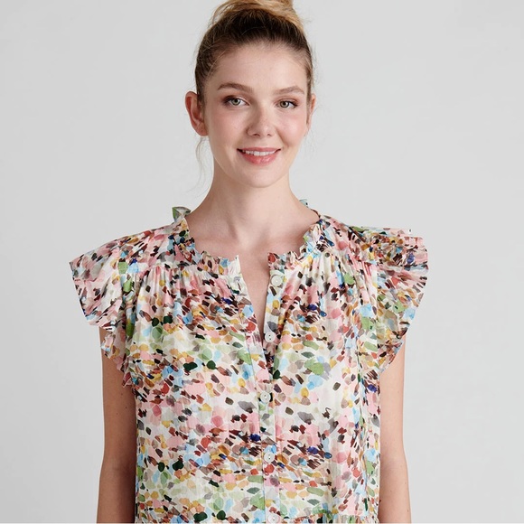 NWT: Pink Chicken Kalani Dress - Watercolor Brush - Picture 6 of 6